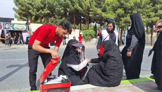 امدادرسانی به بیش از 6000 نفر در مراسم تشییع 7 استان