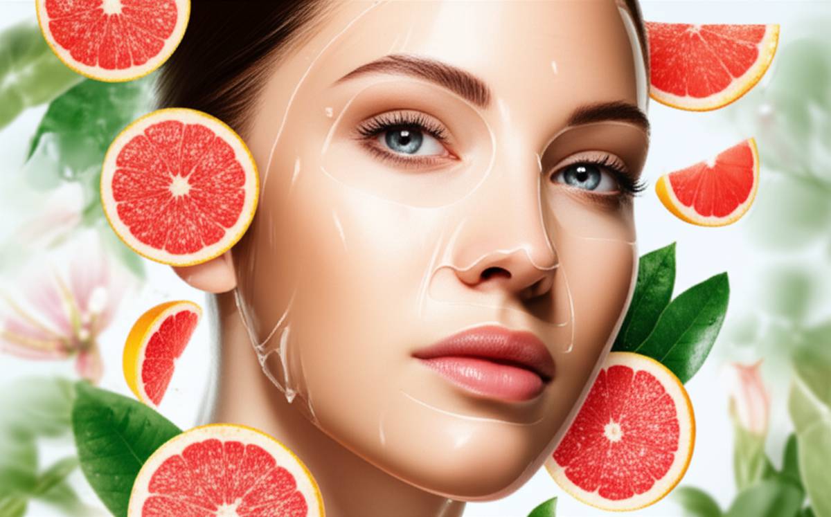 ماسک صورت کریستال پوست حساس | خواص گریپ فروت
