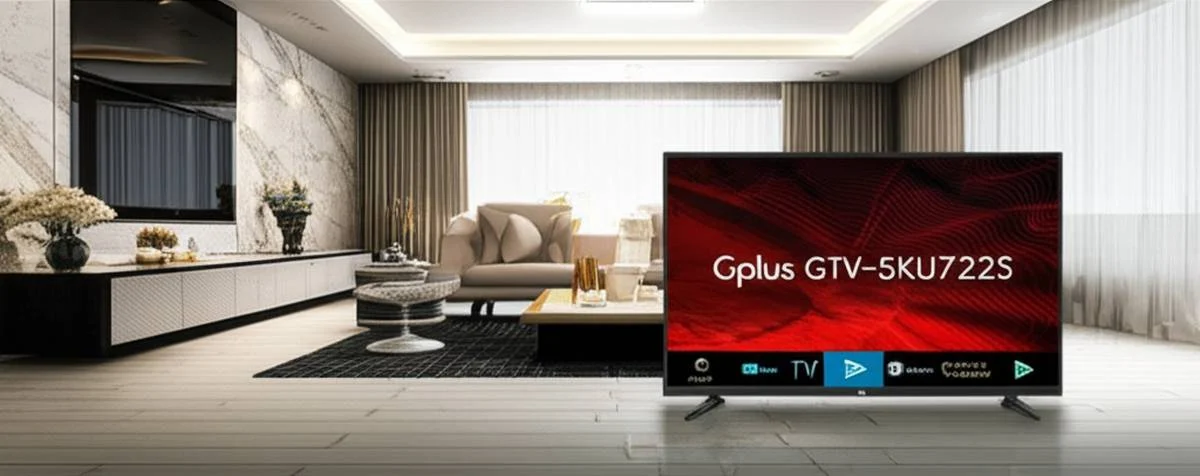 تلویزیون جی پلاس GTV-55KU722S 55 اینچ | بررسی جامع و مشخصات