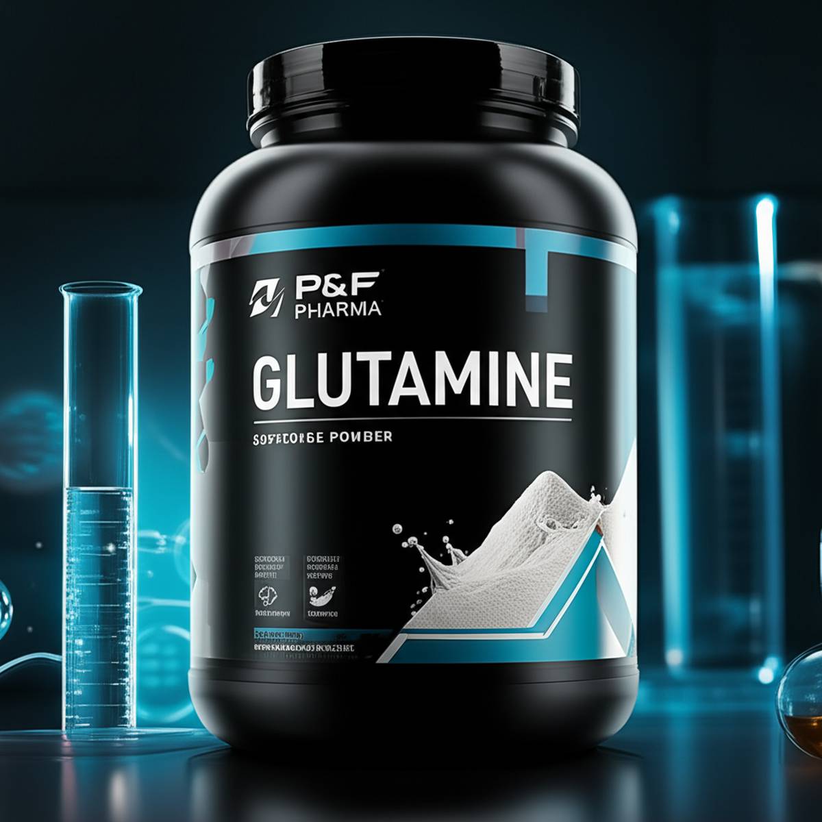 پودر گلوتامین پی اند اف فارما | نقد و بررسی جامع و راهنمای خرید