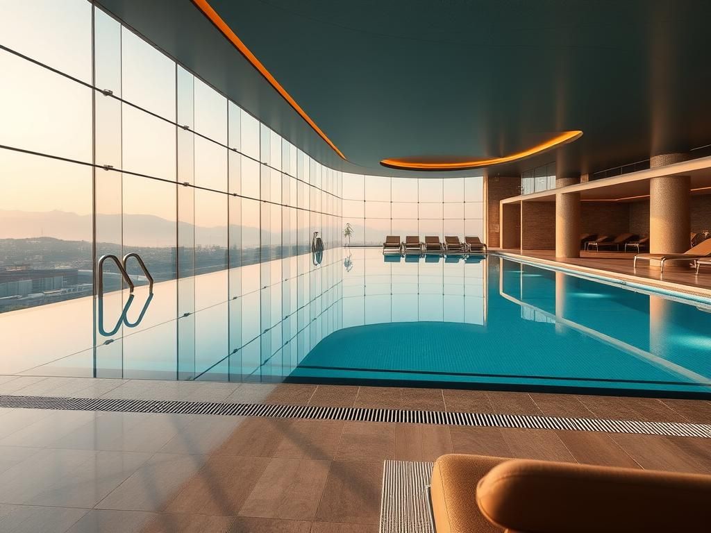 بررسی امکانات تفریحی هتل نیو پالاس شاردنی تفلیس