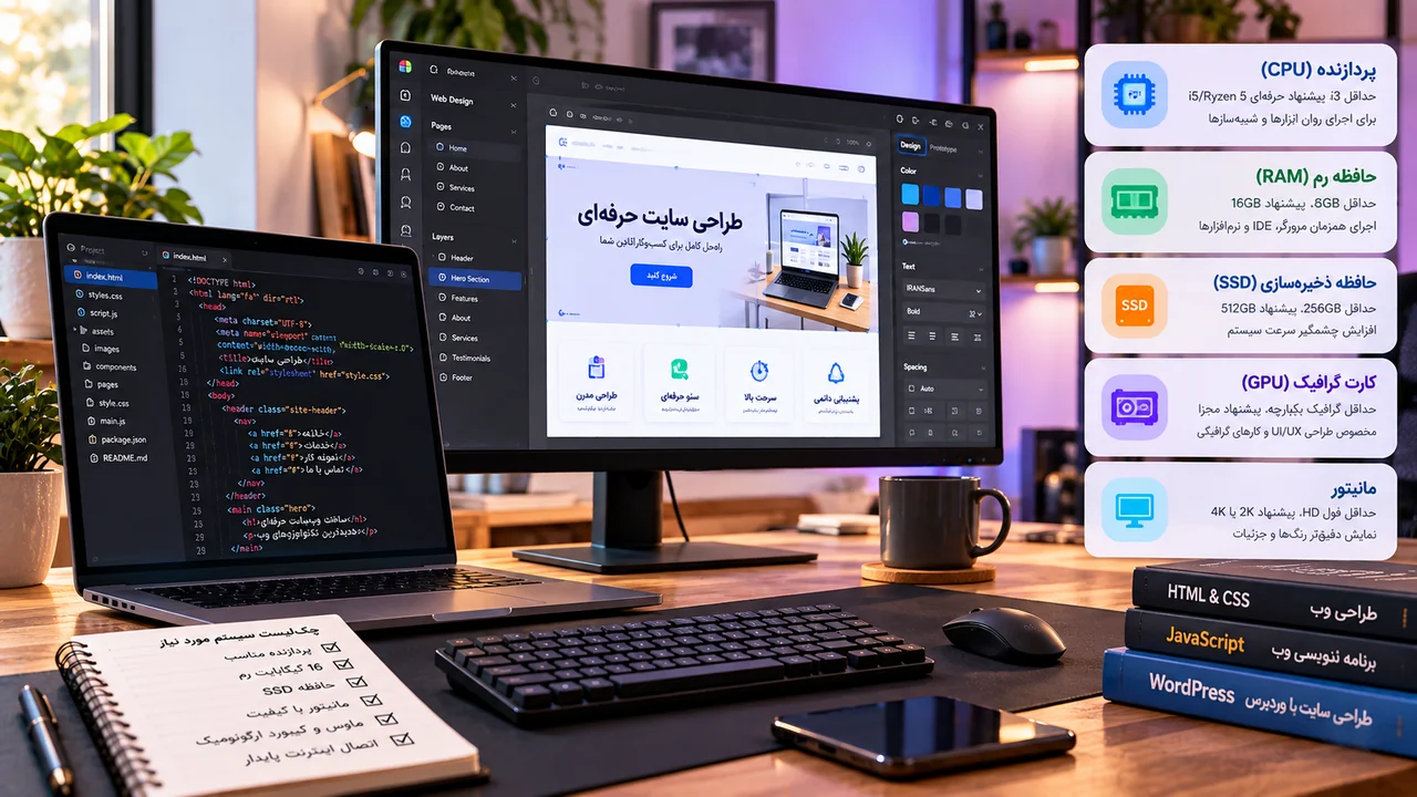 برنامه نویسی | افزونه سیستم مورد نیاز برای طراحی سایت چیست؟ راهنمای خرید ۱۴۰۵